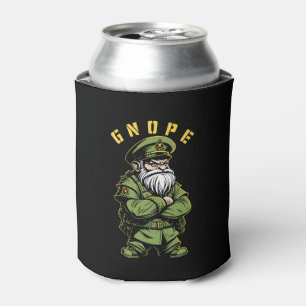 Rafraîchisseur Pour Canette Gnope Garden Gnome Funny Officier Militaire Garden