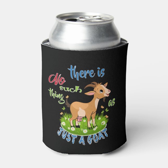 Rafraîchisseur Pour Canette GOAT Lover | Just a Goat GetYerGoat™ (Can devant)