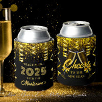 Gold Black Welcome New Years Eve Party