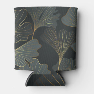 Rafraîchisseur Pour Canette Golden Ginkgo : Luxueux Déco Floral.