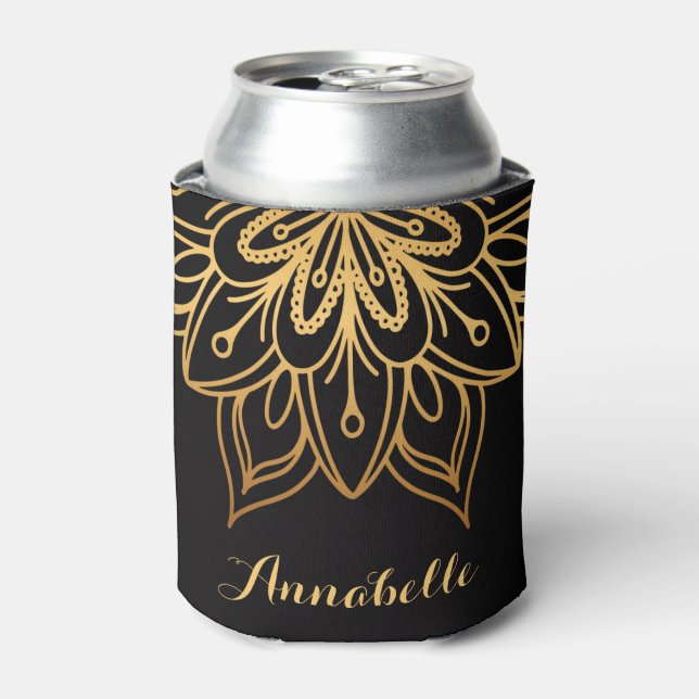 Rafraîchisseur Pour Canette Golden Mandala (Can devant)