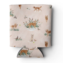 GOLDEN RETRIEVER TOILE Rose