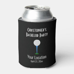 Rafraîchisseur Pour Canette Golf Ball Bachelor Fête de mariage Faveur