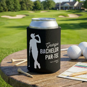 Rafraîchisseur Pour Canette Golf personnalisé pour l'enterrement de vie de gar