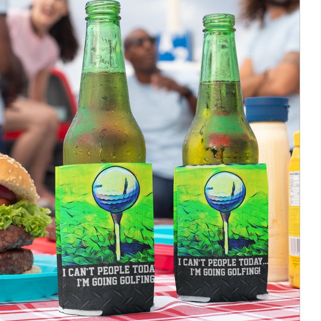 Rafraîchisseur Pour Canette Golf sur mesure Hommes Anniversaire Favors Golf Tr (Créateur téléchargé)