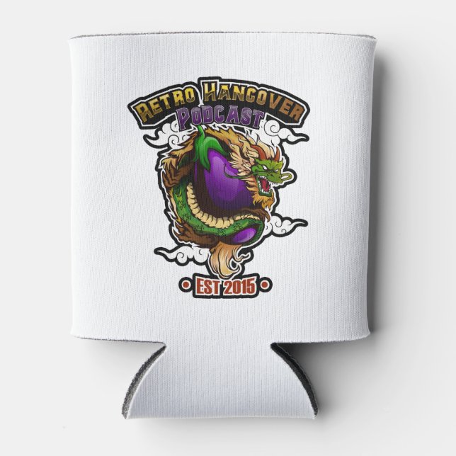 Rafraîchisseur Pour Canette Gorp le dragon d'aubergine peut coozie (Devant)