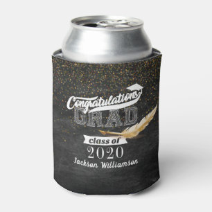 Rafraîchisseur Pour Canette Graduation Party Retro Chalkboard Personnalisé