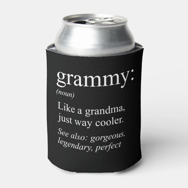 Rafraîchisseur Pour Canette Grammy Definition, Grand-mère, Cadeau Nana (Can devant)