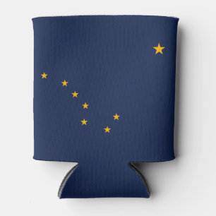 Rafraîchisseur Pour Canette Graphique dynamique de drapeau d'état de l'Alaska