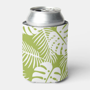 Rafraîchisseur Pour Canette Green Palm Feuille Rainforest Motif