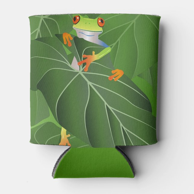 Rafraîchisseur Pour Canette Grenouille Koozie (Devant)