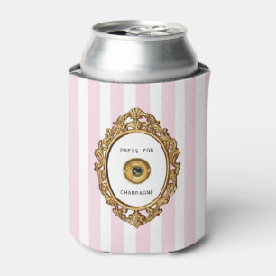 Rafraîchisseur Pour Canette Grille rose et blanche Presse pour Champagne