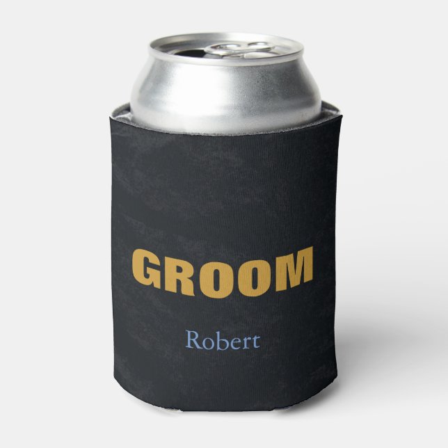 Rafraîchisseur Pour Canette Groom Or Customisé personnalisé (Can devant)