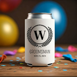 Rafraîchisseur Pour Canette Groomsman personnalisé peut refroidir