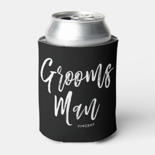 Rafraîchisseur Pour Canette Groomsmen   Style de script Mariage personnalisé