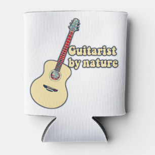 Rafraîchisseur Pour Canette Guitariste par nature. guitare motivante citations