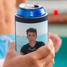 Rafraîchisseur Pour Canette Guy Grad Moderne Graduation Photo personnalisée