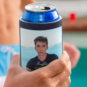 Rafraîchisseur Pour Canette Guy Grad Moderne Graduation Photo personnalisée