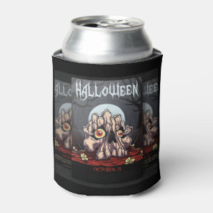 Rafraîchisseur Pour Canette Halloween crâne Éffrayant et griffe