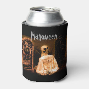 Rafraîchisseur Pour Canette Halloween RIP Skeleton