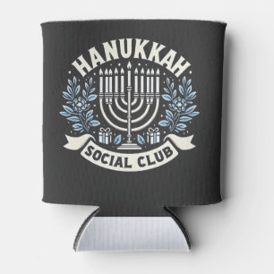 Rafraîchisseur Pour Canette Hanoukka Social Club Funny Jewish Hanoukka