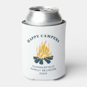 Rafraîchisseur Pour Canette Happy Campers Vacation Famille Voyage Camping sur 