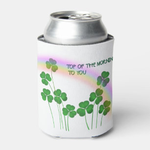Rafraîchisseur Pour Canette Haut du matin Saint Patrick's Day Shamrock
