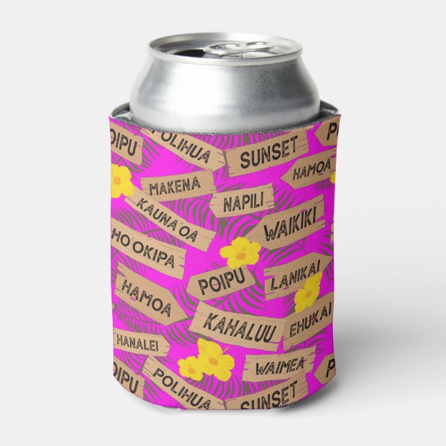 Rafraîchisseur Pour Canette Hawaii Beach Party Can Cooler (Can devant)
