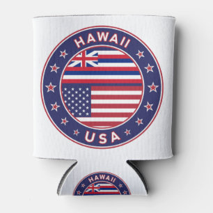 Rafraîchisseur Pour Canette Hawaii, États-Unis, t-shirt Hawaii