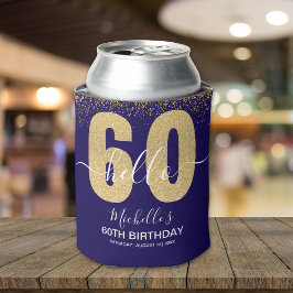 Rafraîchisseur Pour Canette Hello 60! - Elegant 60th Birthday Woman