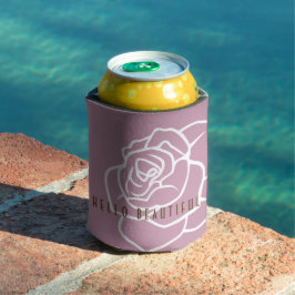 Rafraîchisseur Pour Canette Hello Beautity - Moderne Chic Rose Can Cooler