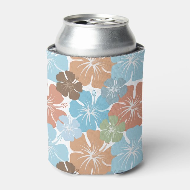 Rafraîchisseur Pour Canette Hibiscus hawaïen Floral (Can devant)