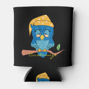 Rafraîchisseur Pour Canette Hibou somnolent Thunder_Cove