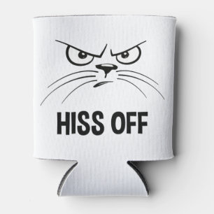Rafraîchisseur Pour Canette Hiss Off Funny Chat En Colère