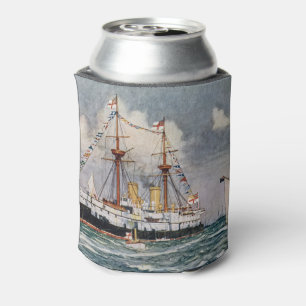 Rafraîchisseur Pour Canette HMS inflexible en fer cuirassé 1876