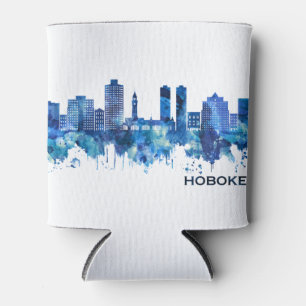 Rafraîchisseur Pour Canette Hoboken New Jersey Skyline Blue