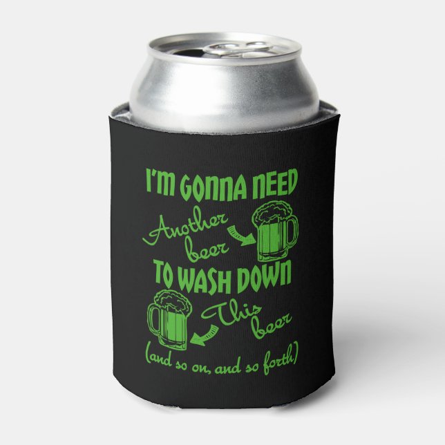 Rafraîchisseur Pour Canette Humour à boire de la bière (Can devant)