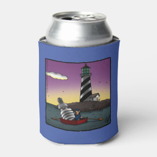 Rafraîchisseur Pour Canette Humour de gardien de phare peut refroidir