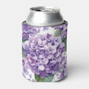 Rafraîchisseur Pour Canette Hydrangea Violette Fleur De Lavande Aquarelle