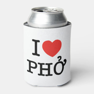 Rafraîchisseur Pour Canette I Heart (Amour) Pho