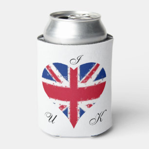 Rafraîchisseur Pour Canette I Heart UK Modern Flag