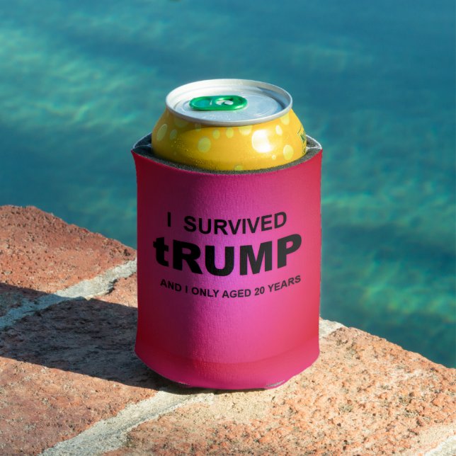 Rafraîchisseur Pour Canette I Survived tRUMP (Piscine in situ)