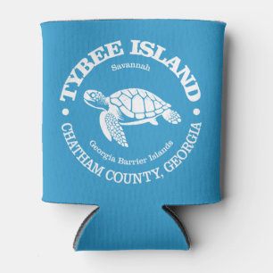 Rafraîchisseur Pour Canette Île de Tybee (tortue de mer)