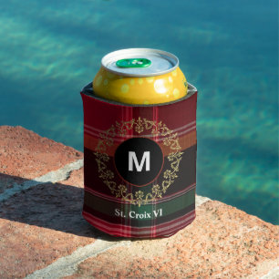 Rafraîchisseur Pour Canette Îles Vierges Sainte-Croix USVI Madras Motif