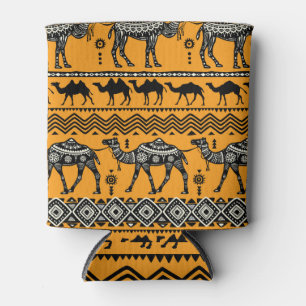 Rafraîchisseur Pour Canette Illustration De Camels Design Motif sans joint.