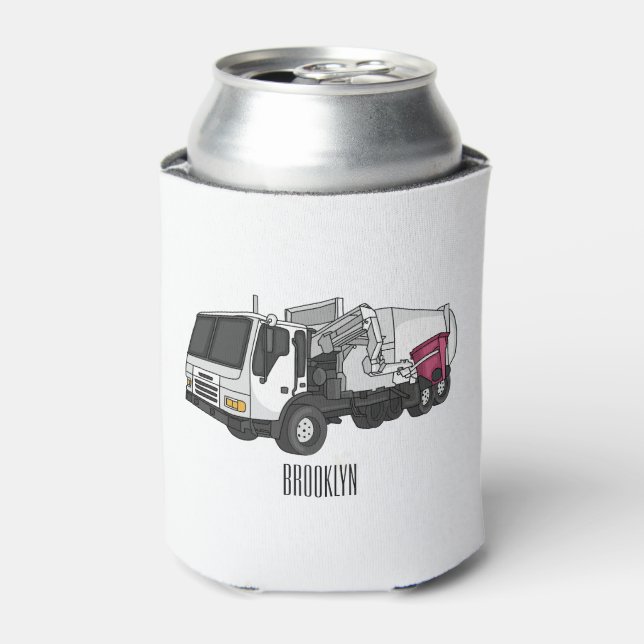 Rafraîchisseur Pour Canette Illustration de camion à ordures (Can devant)