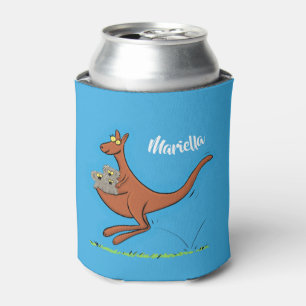 Rafraîchisseur Pour Canette Illustration de dessin animé Cute kangaroo et koal