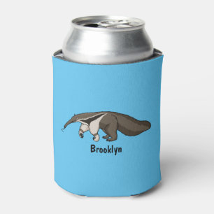 Rafraîchisseur Pour Canette Illustration de dessin animé d'Anteater happy