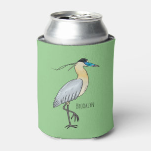 Rafraîchisseur Pour Canette Illustration de dessin d'oiseau de héron plafonné