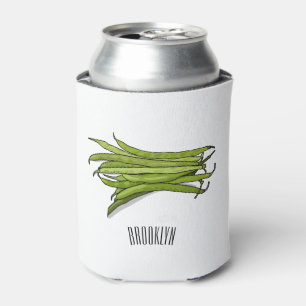 Rafraîchisseur Pour Canette Illustration de haricots verts